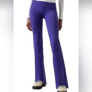 Athleta RAINER Purple Blue Bootcut Pants Compression Leggings